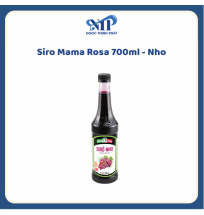 Siro Mama Rosa 700ml (chai nhựa) - Siro Nho (CTKM: Mua 1 thùng giảm 2k/chai, có thể mix)