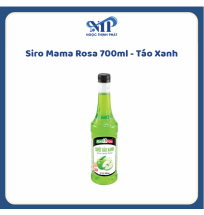 Siro Mama Rosa 700ml (chai nhựa) - Siro Táo Xanh (CTKM: Mua 1 thùng giảm 2k/chai, có thể mix)