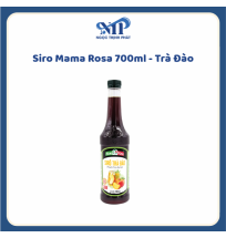 Siro Mama Rosa 700ml (chai nhựa) - Siro Trà Đào (CTKM: Mua 1 thùng giảm 2k/chai, có thể mix)