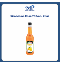 Siro Mama Rosa 700ml (chai nhựa) - Siro Xoài (CTKM: Mua 1 thùng giảm 2k/chai, có thể mix)