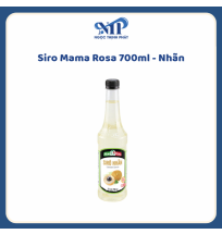 Siro Mama Rosa 700ml (chai nhựa) - Siro Nhãn (CTKM: Mua 1 thùng giảm 2k/chai, có thể mix)