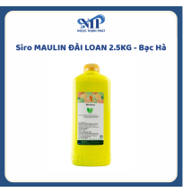 Siro Maulin đài loan 2.5kg  - Siro Bạc Hà (CTKM: Mua 1 thùng giảm 5k/chai, có thể mix)