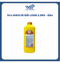 Siro Maulin đài loan 2.5kg  - Siro Đào (CTKM: Mua 1 thùng giảm 5k/chai, có thể mix)