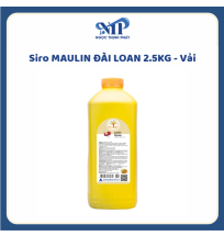 Siro Maulin đài loan 2.5kg  - Siro Vải (CTKM: Mua 1 thùng giảm 5k/chai, có thể mix)