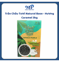 Trân Châu Tươi Natural Base - Hương Caramel 3kg (CCKD: mua 1 thùng giảm 3k) 