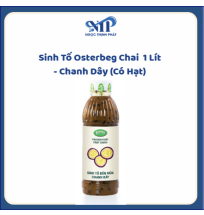 Sinh Tố OSTERBERG chai 1 lít - Chanh Dây ( Có Hạt) (CTKM: Mua 1 thùng giảm 2k/chia, có thể mix)