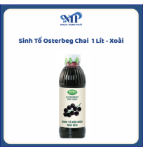 Sinh Tố OSTERBERG chai 1 lít - Nho Đen (CTKM: Mua 1 thùng giảm 2k/chai, có thể mix)