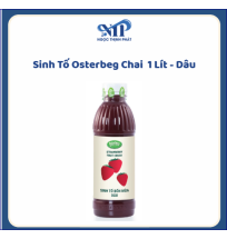 Sinh Tố OSTERBERG chai 1 lít - Dâu (CTKM: Mua 1 thùng giảm 2k/chia, có thể mix)