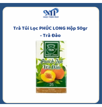 Trà Túi Lọc PHÚC LONG hộp 50gr - Trà Đào (CTKM: Mua 1 thùng giảm 3k/hộp)