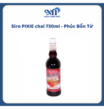 Siro Pixie 730ml - vị Phúc Bồn Tử (CTKM: Mua 12 chai giảm 2k/ 1 chai, Có thể mix)