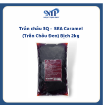 Trân châu 3Q - SEA Caramel (trân châu đen) bịch 2kg (CTKM: Mua 2 thùng tặng 1 bịch, Có thể mix)