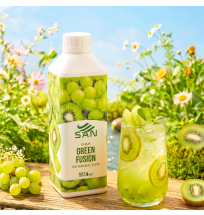SYRUP SAN 1KG - Syrup Kiwi Nho Xanh
