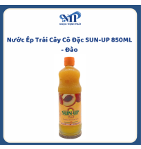 Nước Ép Trái Cây Cô Đặc SUN-UP 850ML - Đào (CTKM: Mua 1 thùng giảm 2k/ 1 chai, có thể mix)