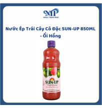 Nước Ép Trái Cây Cô Đặc SUN-UP 850ML - Ổi Hồng (CTKM: Mua 1 thùng giảm 2k/ 1 chai, có thể mix)