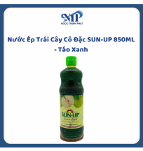 Nước Ép Trái Cây Cô Đặc SUN-UP 850ML - Táo Xanh (CTKM: Mua 1 thùng giảm 2k/ 1 chai, có thể mix)