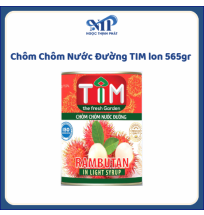 Chôm Chôm Nước Đường TIM 560gr (CTKM: Mua 12 hộp giảm 2k/1 hộp)