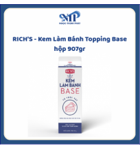 RICH'S - Kem Làm Bánh Topping Base hộp 907gr (CTKM: Mua 1 thùng giảm 6k/hộp)
