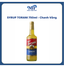 SYRUP TORANI 750ml - Siro Chanh Vàng (CTKM: Mua 12 chai giảm 2k/chai, có thể mix)