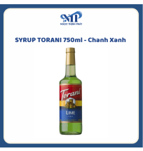SYRUP TORANI 750ml - Siro Chanh Xanh (CTKM: Mua 12 chai giảm 2k/chai, có thể mix)