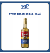 SYRUP TORANI 750ml - Siro Chuối (CTKM: Mua 12 chai giảm 2k/chai, có thể mix)