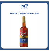 SYRUP TORANI 750ml - Siro Đào (CTKM: Mua 12 chai giảm 2k/chai, có thể mix)