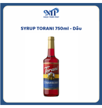 SYRUP TORANI 750ml - Siro Dâu (CTKM: Mua 12 chai giảm 2k/chai, có thể mix)