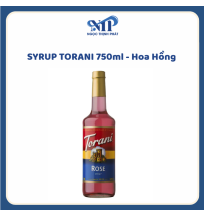 SYRUP TORANI 750ml - Siro Hoa Hồng (CTKM: Mua 12 chai giảm 2k/chai, có thể mix)