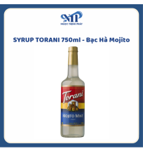SYRUP TORANI 750ml - Siro Bạc Hà Mojito (CTKM: Mua 12 chai giảm 2k/chai, có thể mix)