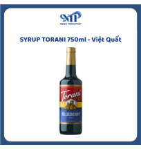 SYRUP TORANI 750ml - Siro Blueberry Việt Quất (CTKM: Mua 12 chai giảm 2k/chai, có thể mix)