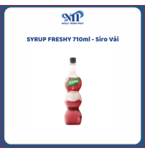 SYRUP FRESHY 710ml - Siro Vải (CTKM: Mua 12 chai giảm 5k/chai, có thể mix)