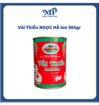 Vải thiều Ngọc Hà lon 565gr (CTKM: Mua 1 thùng giảm 4k/lon)
