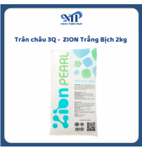 Trân châu 3Q - ZION Trắng bịch 2kg (CTKM: Mua 2 thùng tặng 1 bịch, Có thể mix)