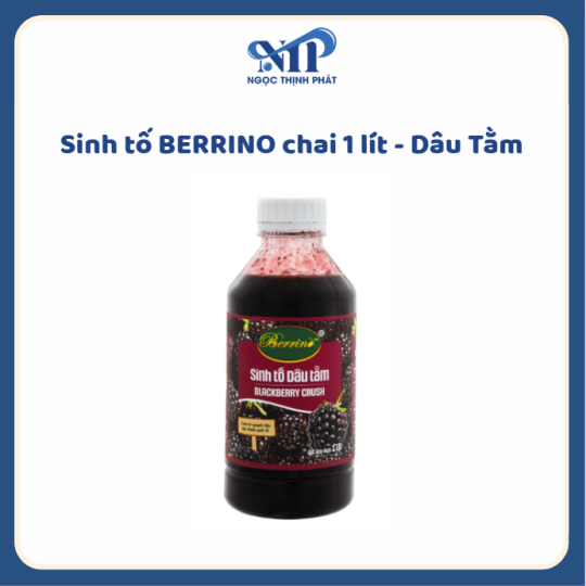 SINH TỐ BERRINO 1 LÍT - Dâu Tằm (CTKM: Mua 12 chai giảm 3k/chai, có thể mix)