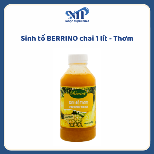 SINH TỐ BERRINO 1 LÍT - Thơm (CTKM: Mua 12 chai giảm 3k/chai, có thể mix)