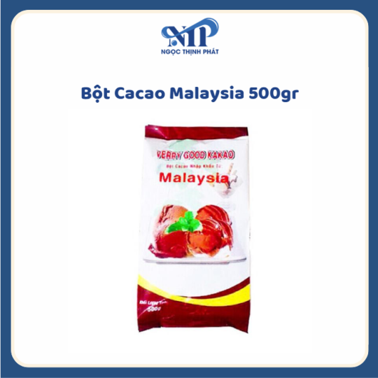 Bột Cacao Malaysia 500gr (Mua 1 thùng giảm 4k/1 gói)