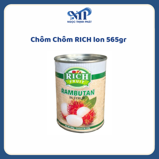 Chôm Chôm RICH lon 565gr 