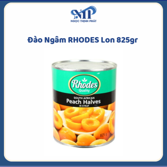Đào ngâm RHODES lon 825gr (CTKM: Mua 1 thùng giảm 2k/lon)