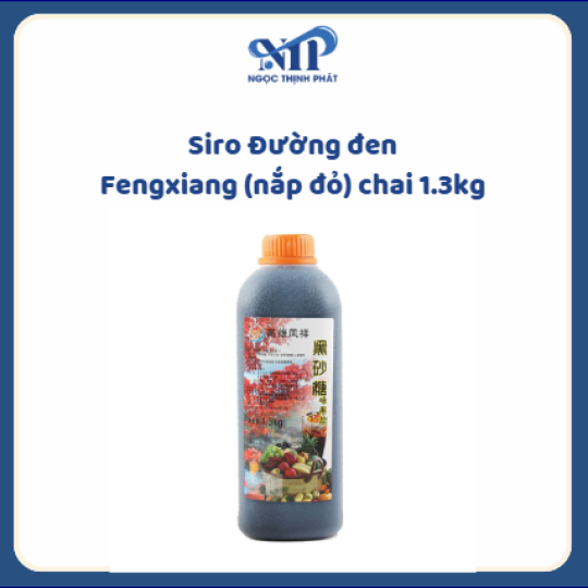 Siro Đường đen Fengxiang (nắp đỏ) chai 1.3kg (Fengxiang Brown Sugar Syrup)