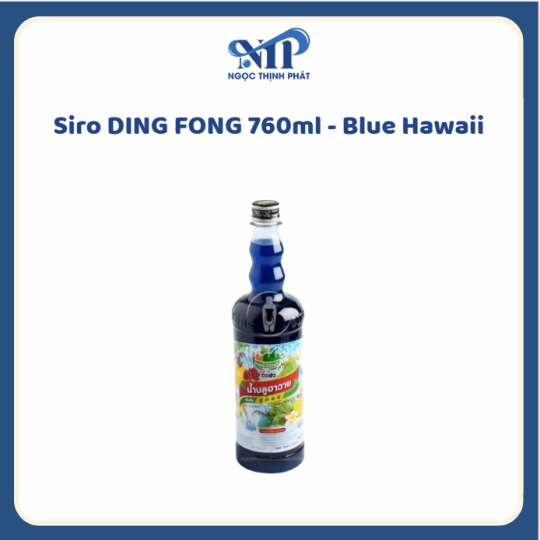 Siro DingFong 760ml - Blue Hawaii 