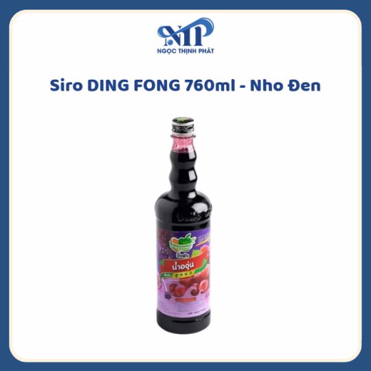 Siro DingFong 760ml - Nho Đen 