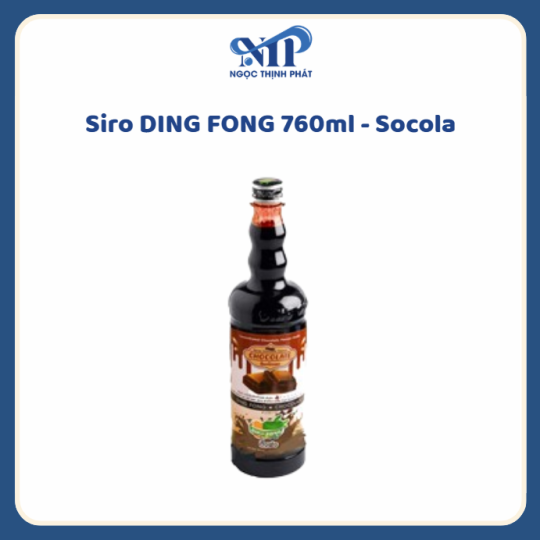 Siro DingFong 760ml - Socola
