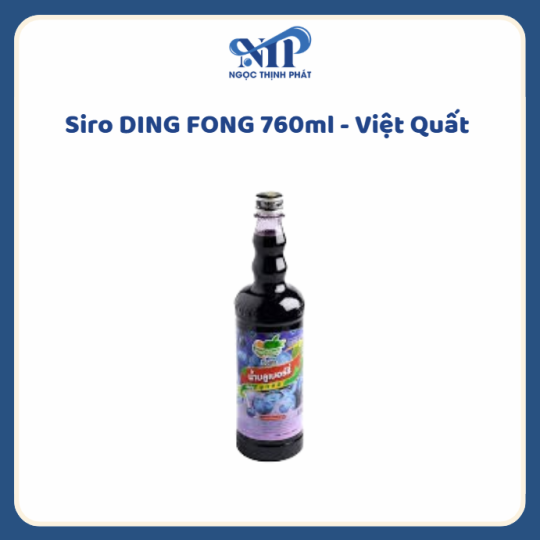Siro DingFong 760ml - Việt Quất 
