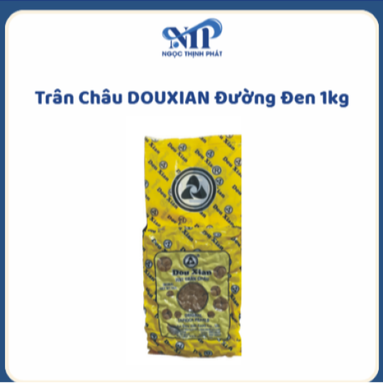 Trân châu DOUXIAN - Đường Đen bịch 1kg (CTKM: Mua 1 thùng giảm 2k/bịch, Có thể mix)