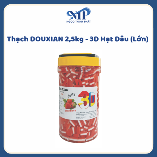 Thạch Douxian 2,5kg - 3D Hạt Dâu (Lớn)