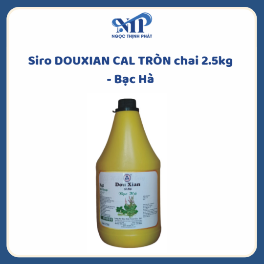 Siro DOUXIAN CAL TRÒN chai 2.5kg - Bạc Hà