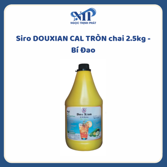 Siro DOUXIAN CAL TRÒN chai 2.5kg - Bí Đao