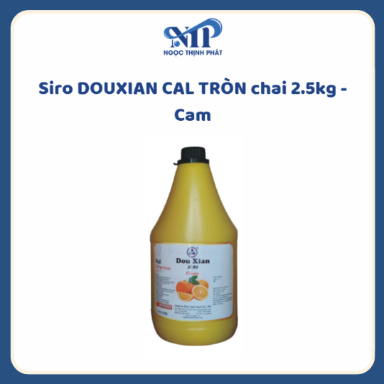 Siro DOUXIAN CAL TRÒN chai 2.5kg - Cam
