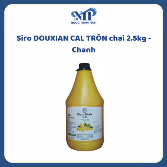 Siro DOUXIAN CAL TRÒN chai 2.5kg - Chanh
