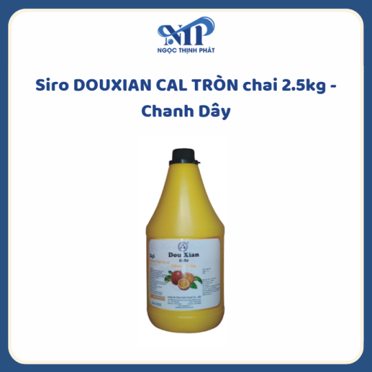 Siro DOUXIAN CAL TRÒN chai 2.5kg - Chanh Dây