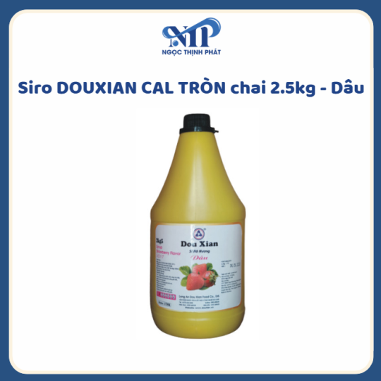 Siro DOUXIAN CAL TRÒN chai 2.5kg - Dâu